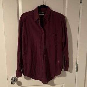 Community linen button down shirt